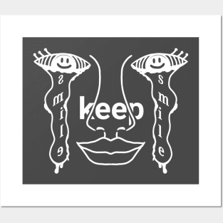 Keep smile Posters and Art